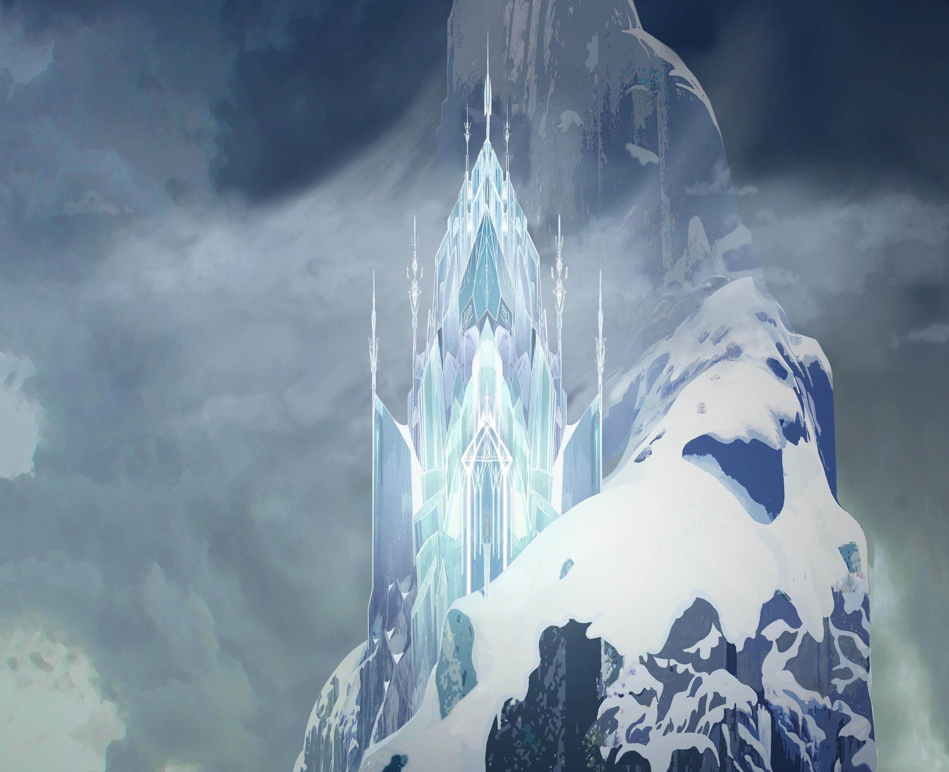 Замок снежной королевы Эльзы