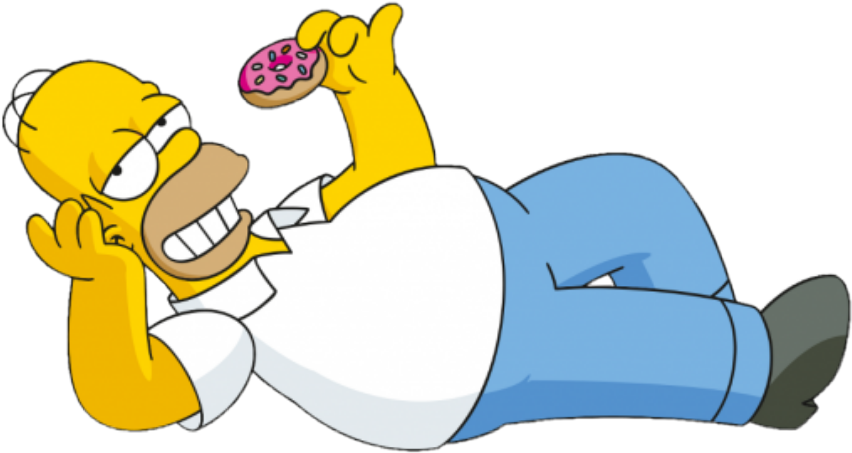 Гомер симпсон с пончиком картинки - картинки, фото и рисунки.