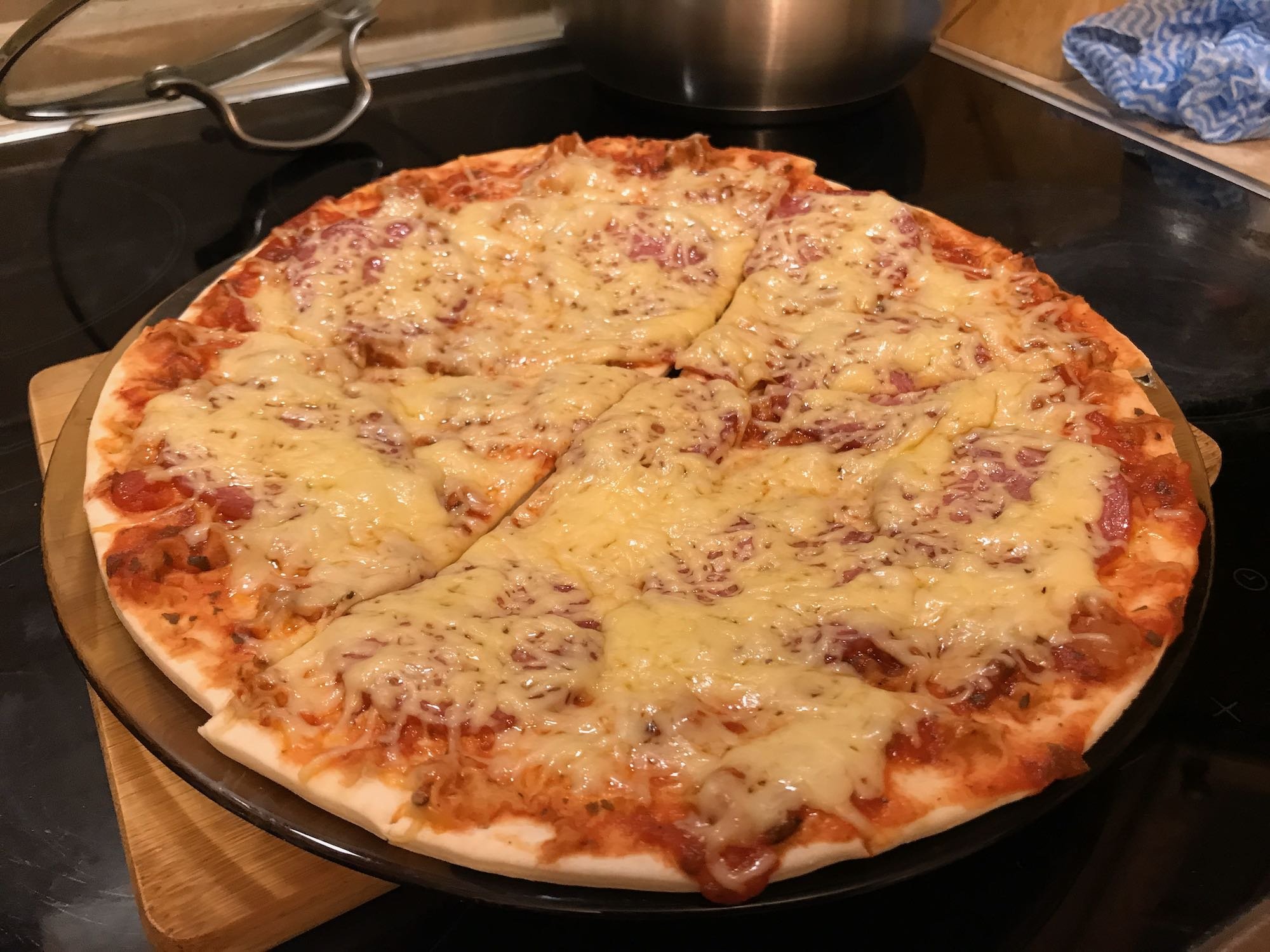 большая пицца на протвине в духовке фото 118