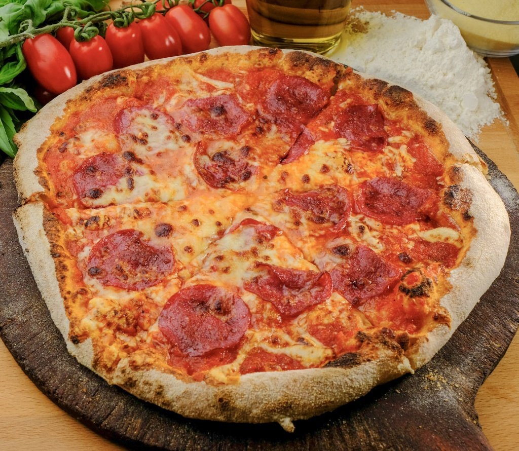 фотография пиццы с колбасой фото 90