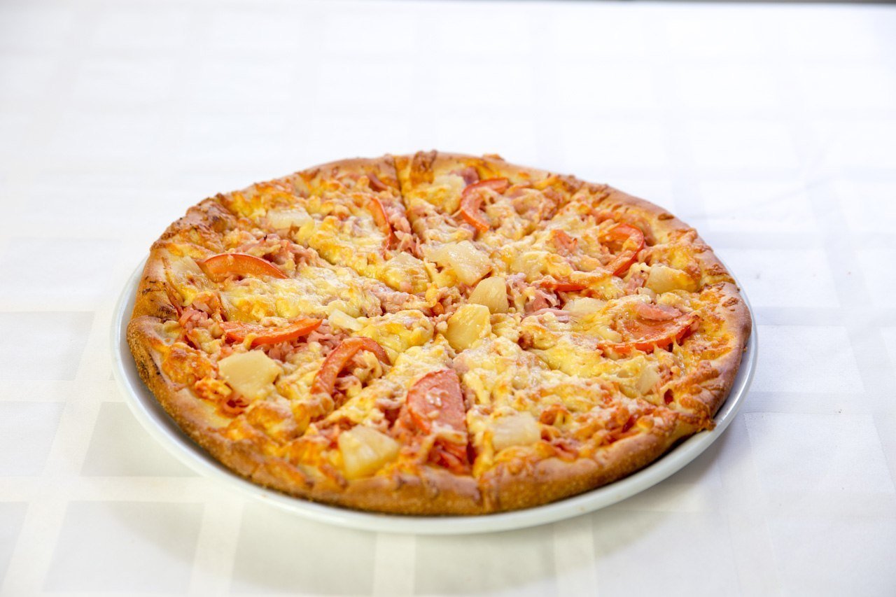 пицца гавайская на белом фоне фото 117