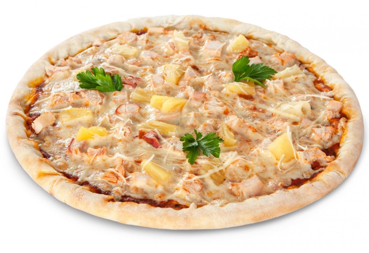 пицца гавайская на белом фоне фото 33