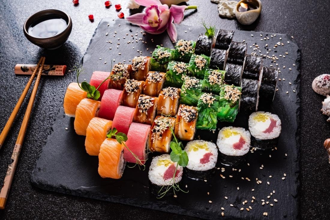 Красивые наборы суши (120) фото