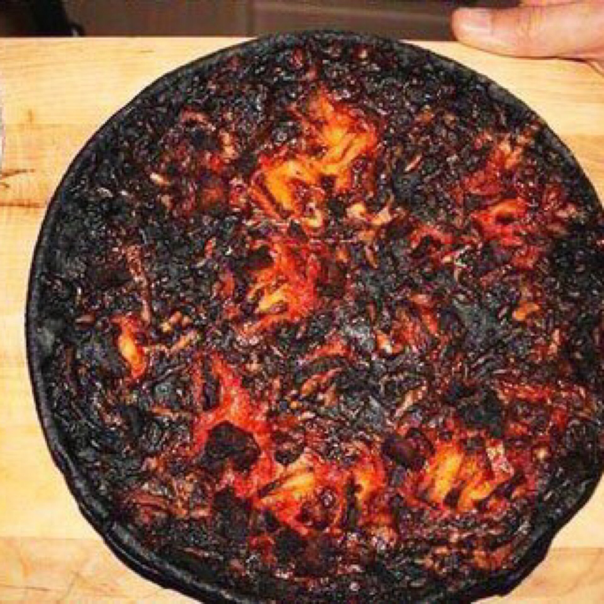 почему подгорела пицца в духовке фото 20