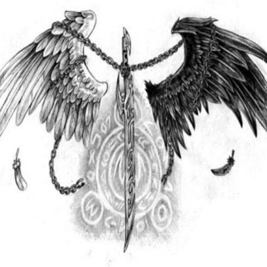 Крылья демона и ангела