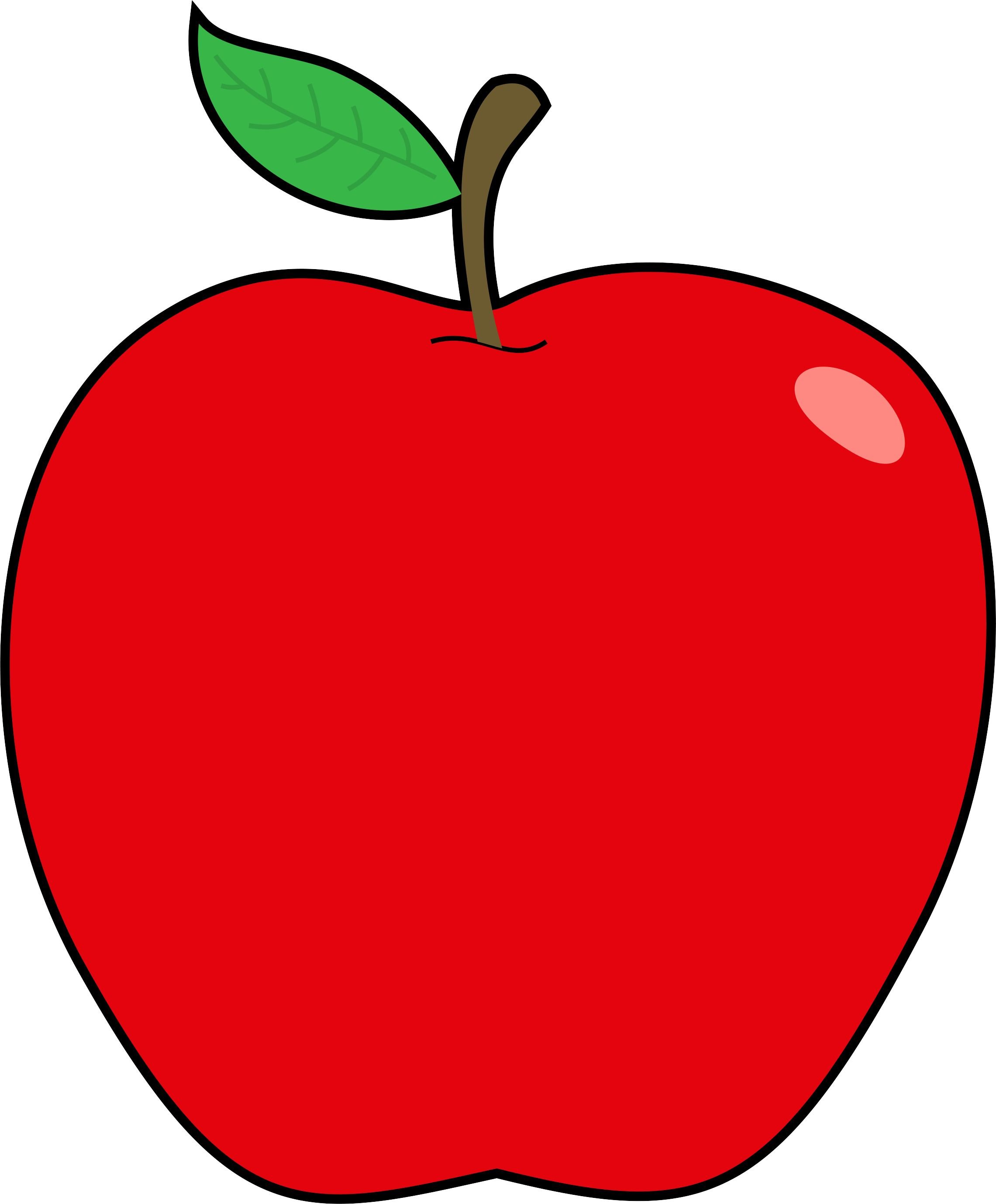 Раздаточный материал яблоки