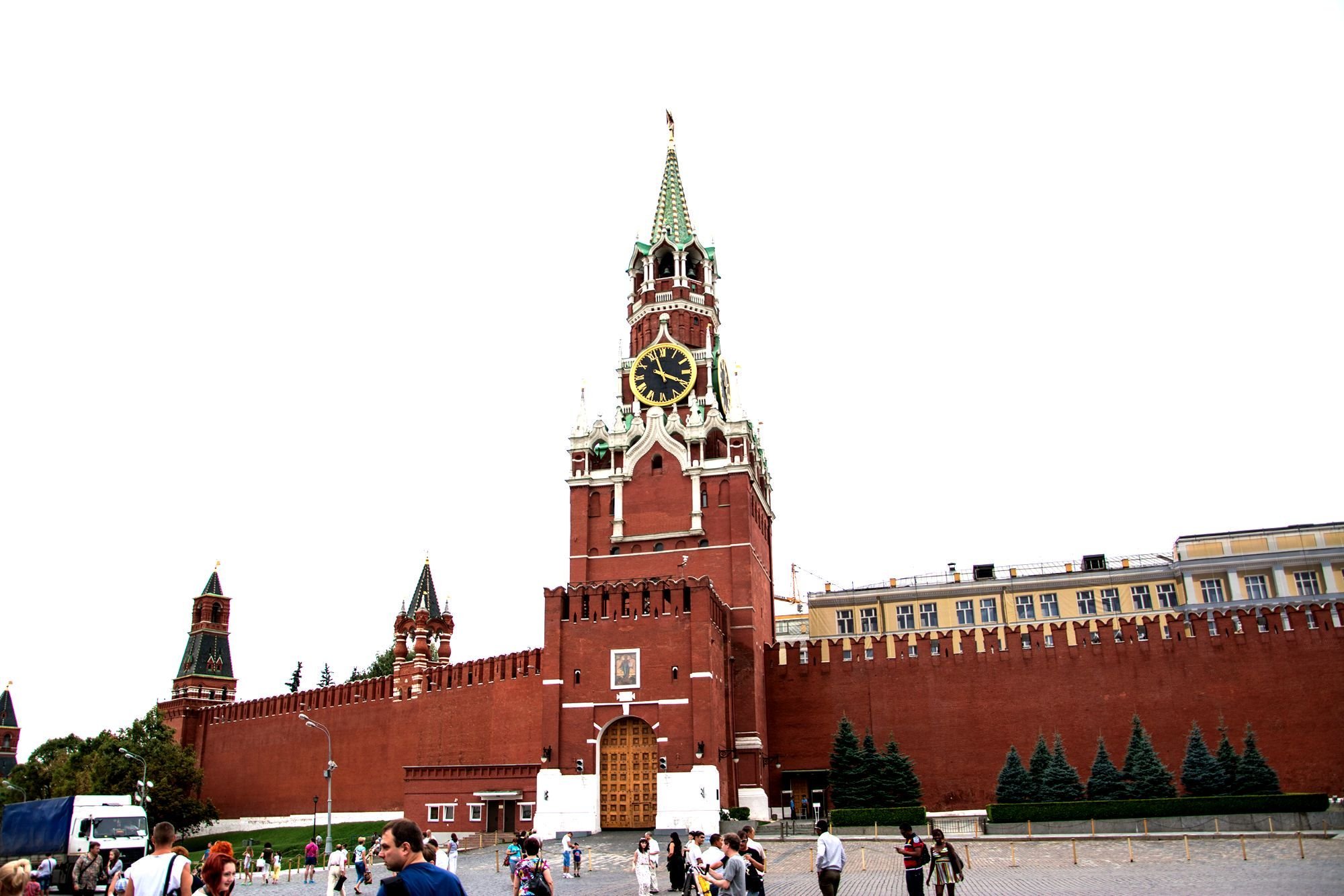 Красная площадь Москва Спасская башня
