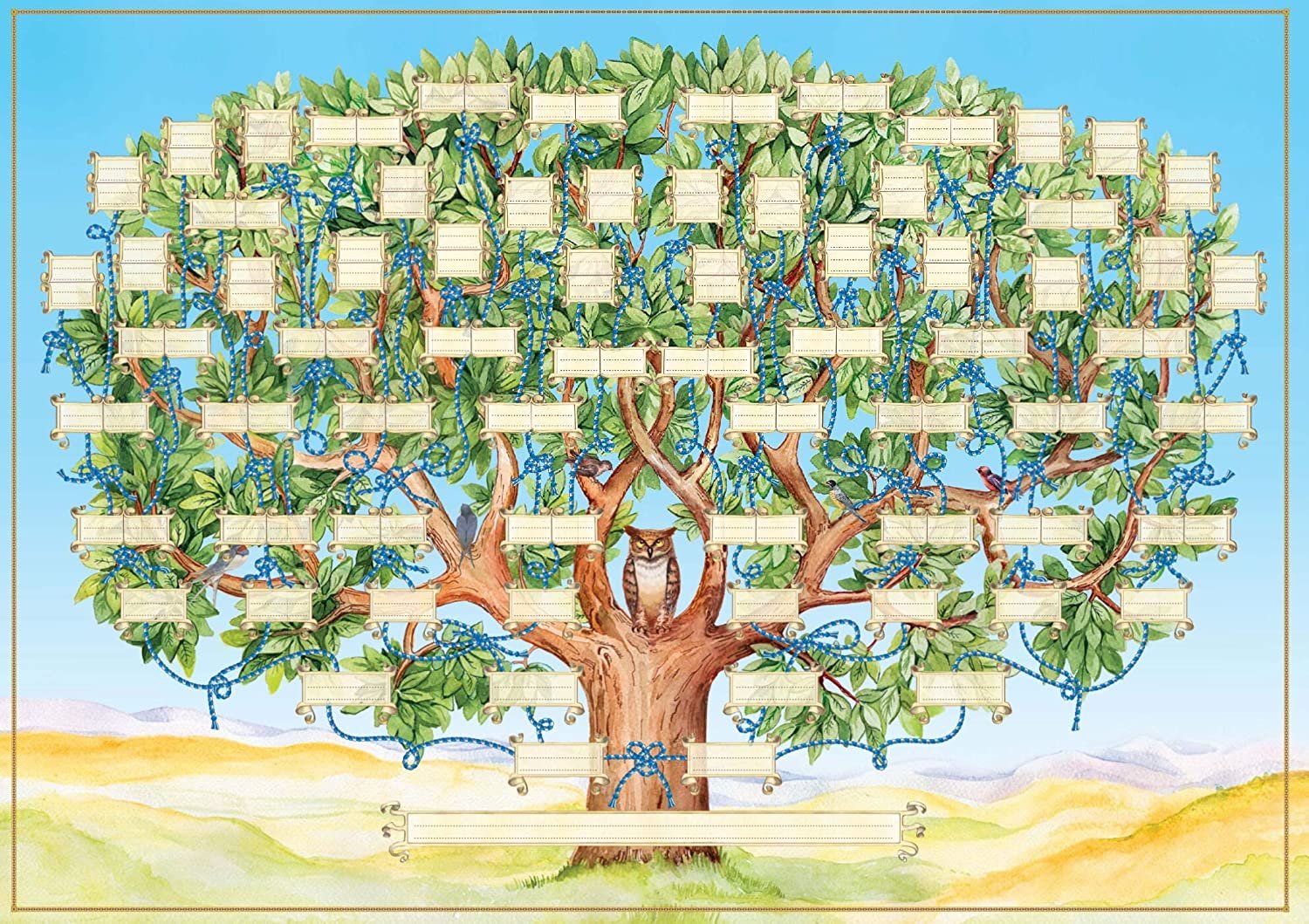 Образец дерева родословного дерева