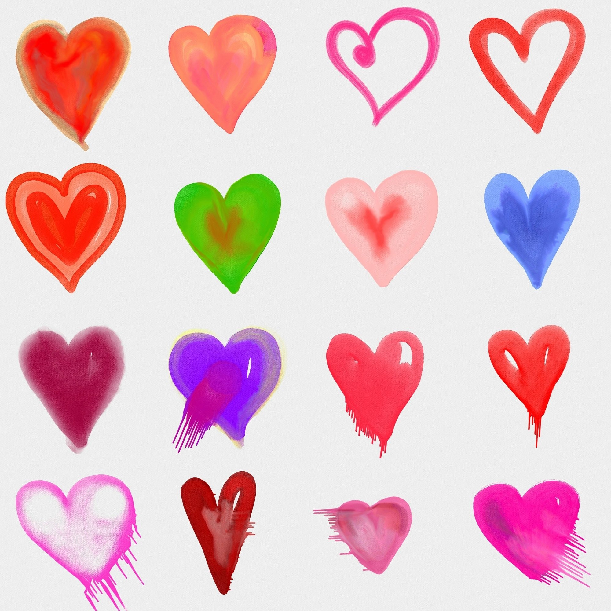 Разные рисунки с сердечками